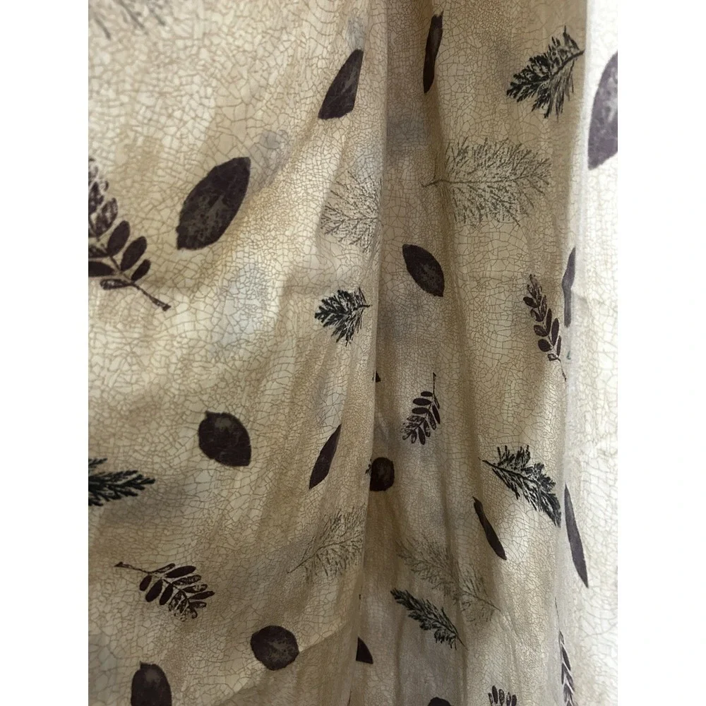 Vintage Springs Brand Leaves fall nature Flat Sheet Full Size‎ Plus Pillow Sham